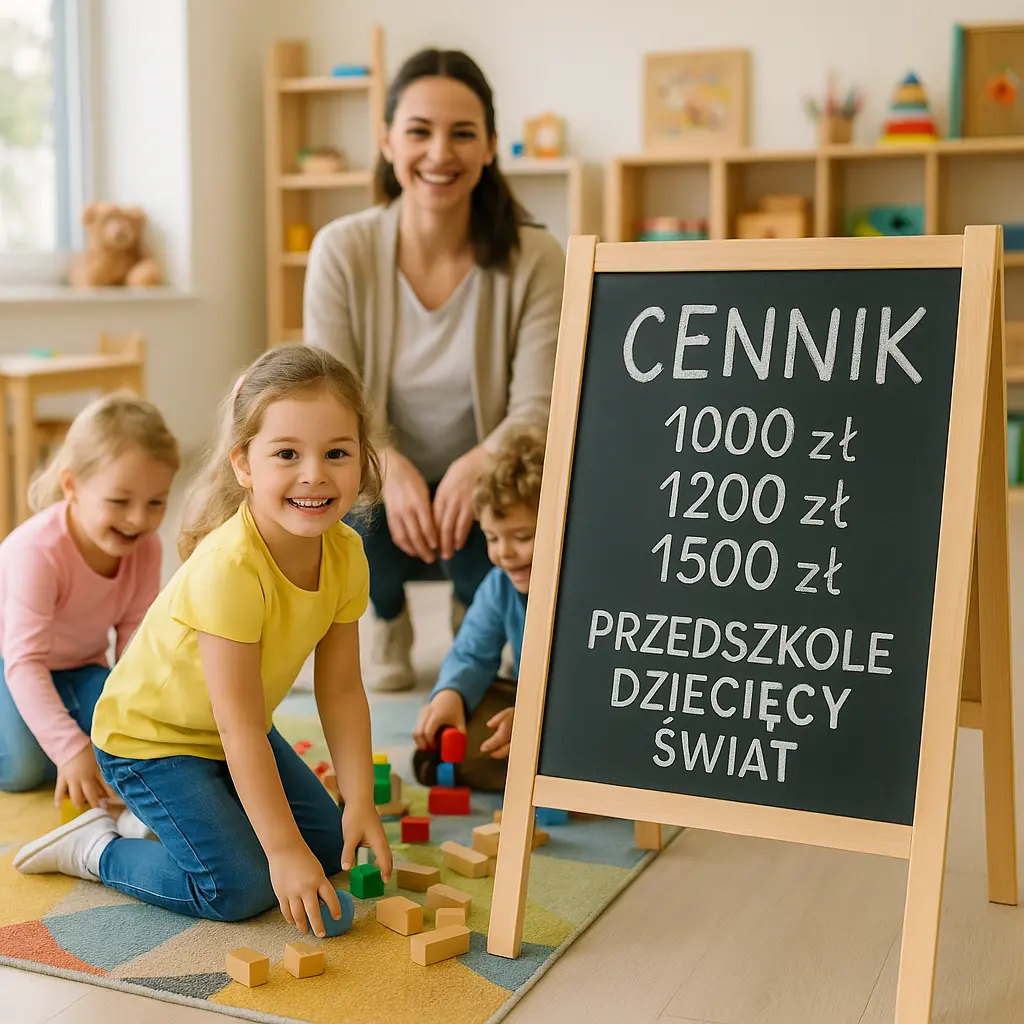 Cennik w Przedszkolu Dziecięcy Świat